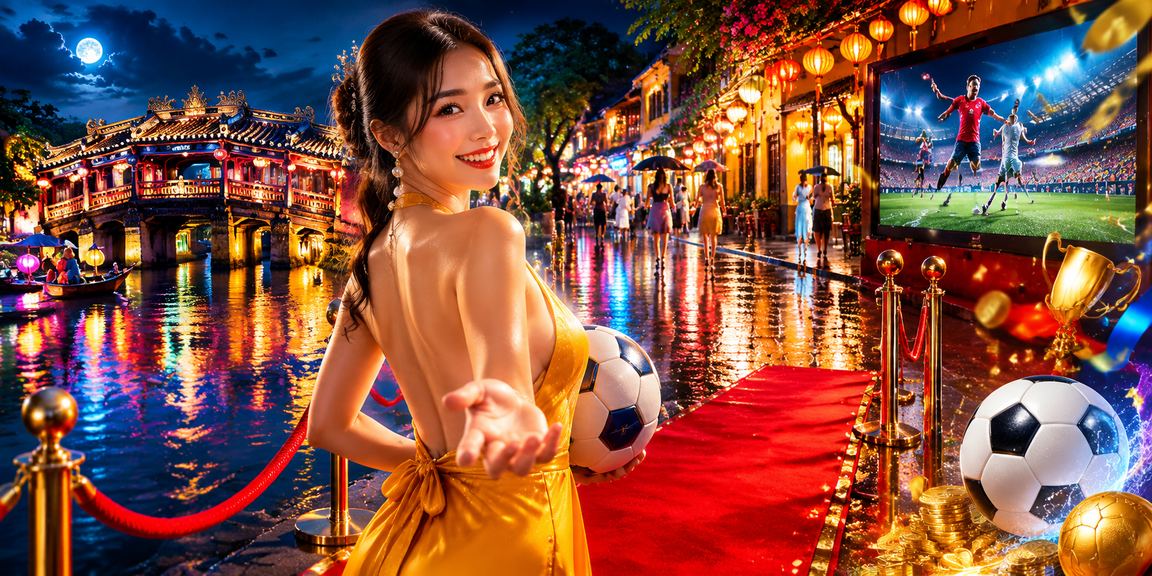 Người chơi cá cược thể thao tại chợ đêm Hội An