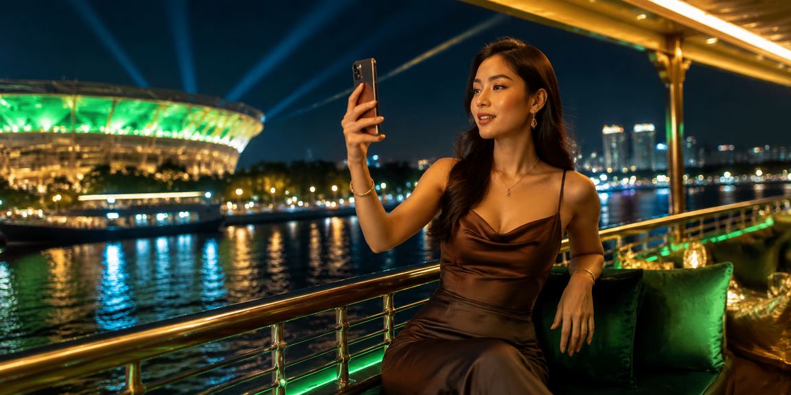 Người dùng vùng Mekong thư giãn với cà phê và tham gia cá cược thể thao trực tuyến