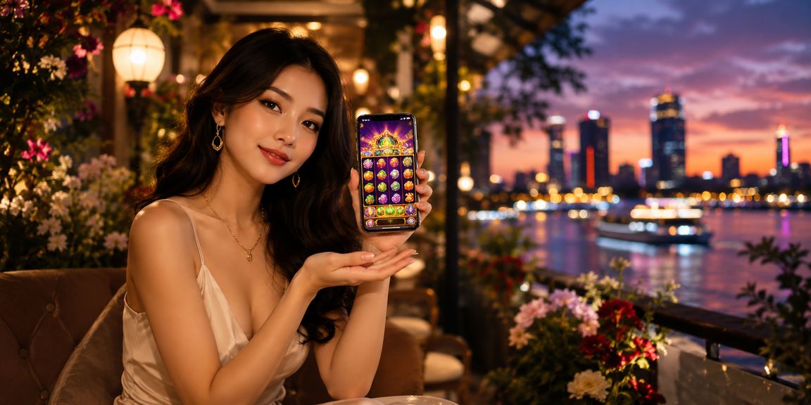 Người dùng Sài Gòn chơi slot game qua điện thoại cùng ly cà phê buổi sáng